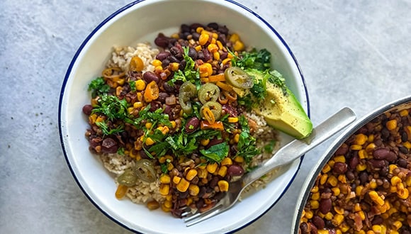 Mexican chilli is a cosy and healthy lunch option for colder months