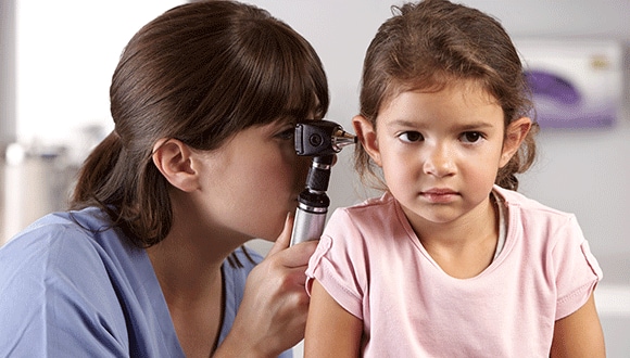 Glue in child's ear