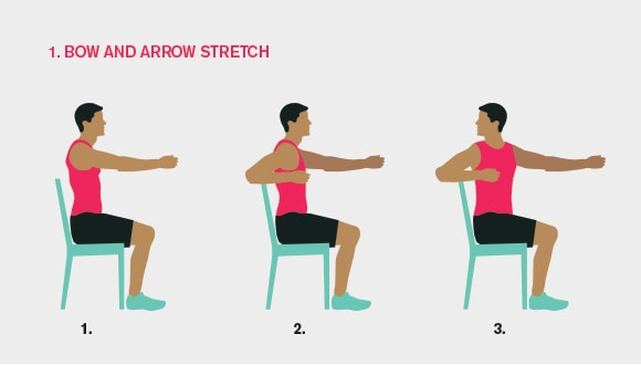 Bow and Arrow Stretch