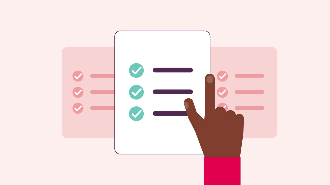 An illustration of a hand swiping between different cover options.