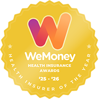 WeMoney Health Insurer of the Year winner logo.
