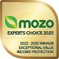  A badge of the Mozo award.